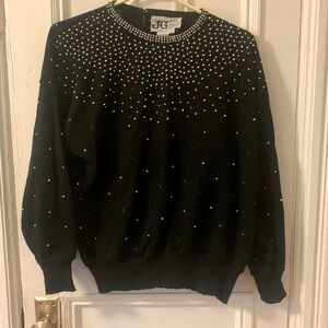 JG beaded sweater  by Joyce,  Petit collection
